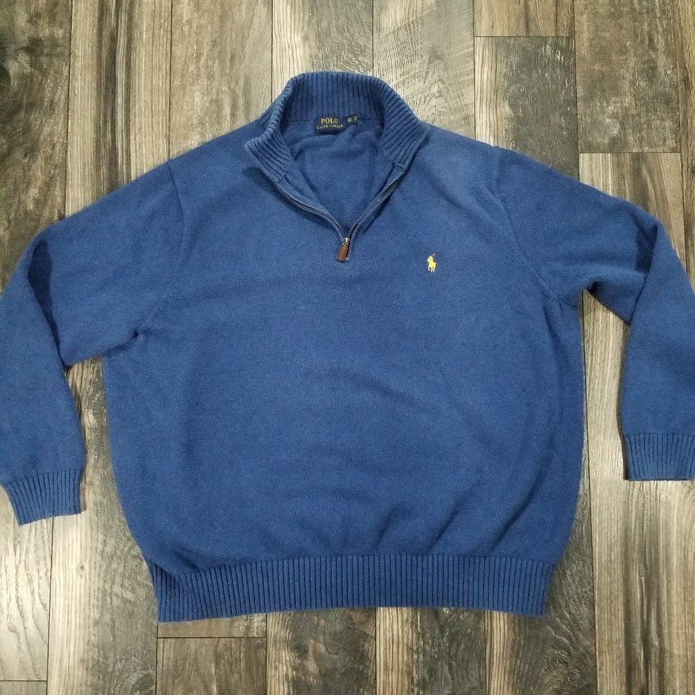 Ralph Lauren Polo 3XLT 1/4 Zip Sweater Knit Tall